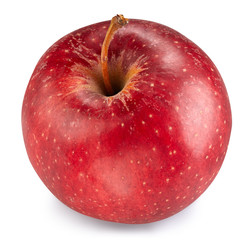 Red apple isolated on white