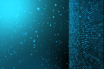 Digital wall firewall protection concept background. Internet security.
