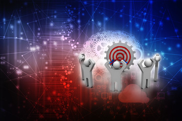 3d illustration business target audience