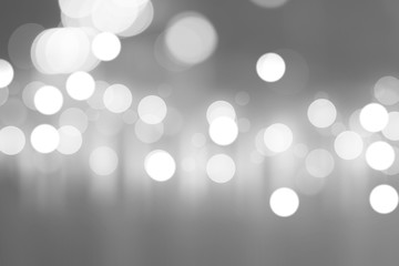 Blurred light with bokeh abstract background