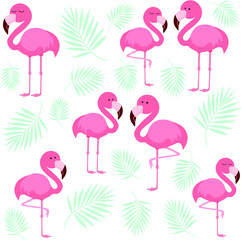 pink flamingo illustration