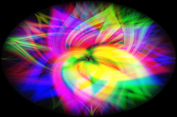 Abstract background colorful texture in the form of space Lotus Flower.