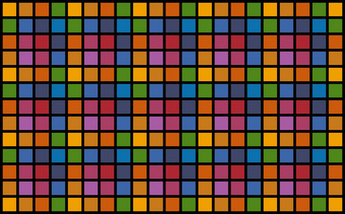 Colorful squares seamless pattern