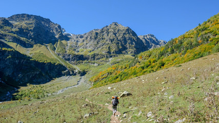 Obraz premium Beautiful mountains of Arkhyz, Dombai