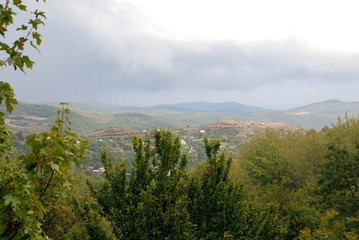 view of mountains