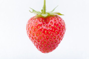 Fresh strawberry isolated on white background