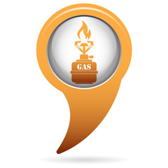 Camping stove icon vector