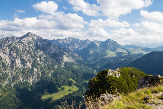 Bergpanorama mit Rinnkogel und Postalm