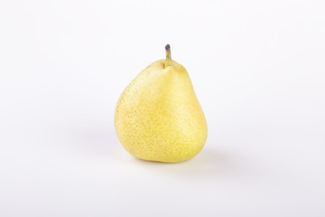 Tasty, ripe pear on the table