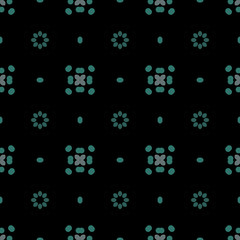 Seamless abstract pattern background with a variety of colored circles.