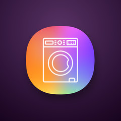 Washing machine app icon