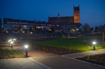 Obraz premium Good city at night Poland