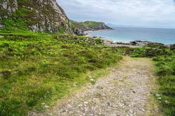 Point of Sleat. Amazing beach aka 'the garden of Skye'. Scotland, UK.