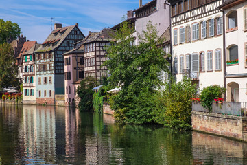 Fototapeta na wymiar Petite France in Straßburg/Frankreich