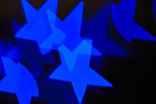 Abstract stars background, blur.