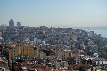 aerial view of the city