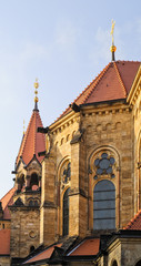 Fototapeta na wymiar katholische Pfarrgemeinde St. Franziskus Xaverius, Garnisonkirche St. Martin, Dresden Neustadt, Sachsen, Deutschland