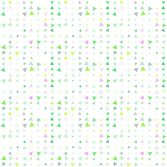 Abstract seamless pattern background with multi-colored varied triangles.