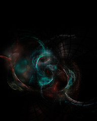 Obraz premium abstract networks and information structures