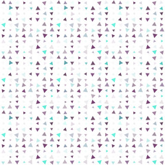 Abstract seamless pattern background with multi-colored varied triangles.