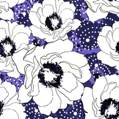 Dekokissen Beautiful seamless floral pattern background. © thitiphorn