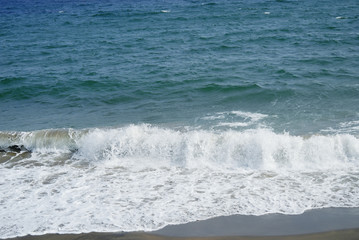 海　波　砂浜　素材