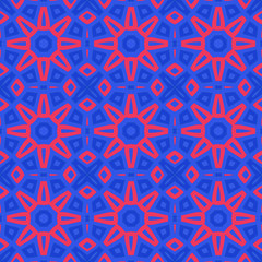 Seamless background pattern with a variety of multicolored lines.