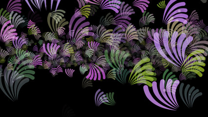 Abstract background pattern with plant matter.