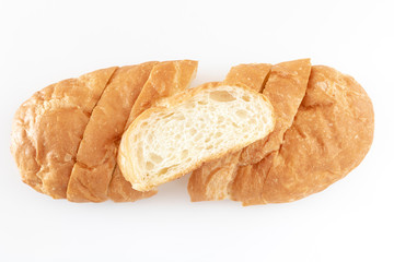 スライスしたフランスパン