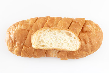 スライスしたフランスパン