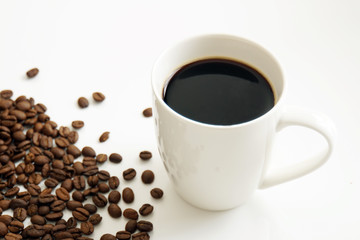 コーヒーと豆