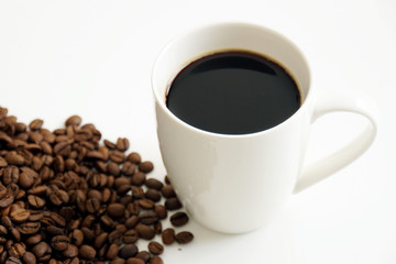 コーヒーと豆