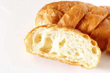 スライスしたフランスパン