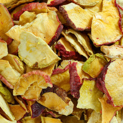 Dried fruit top view