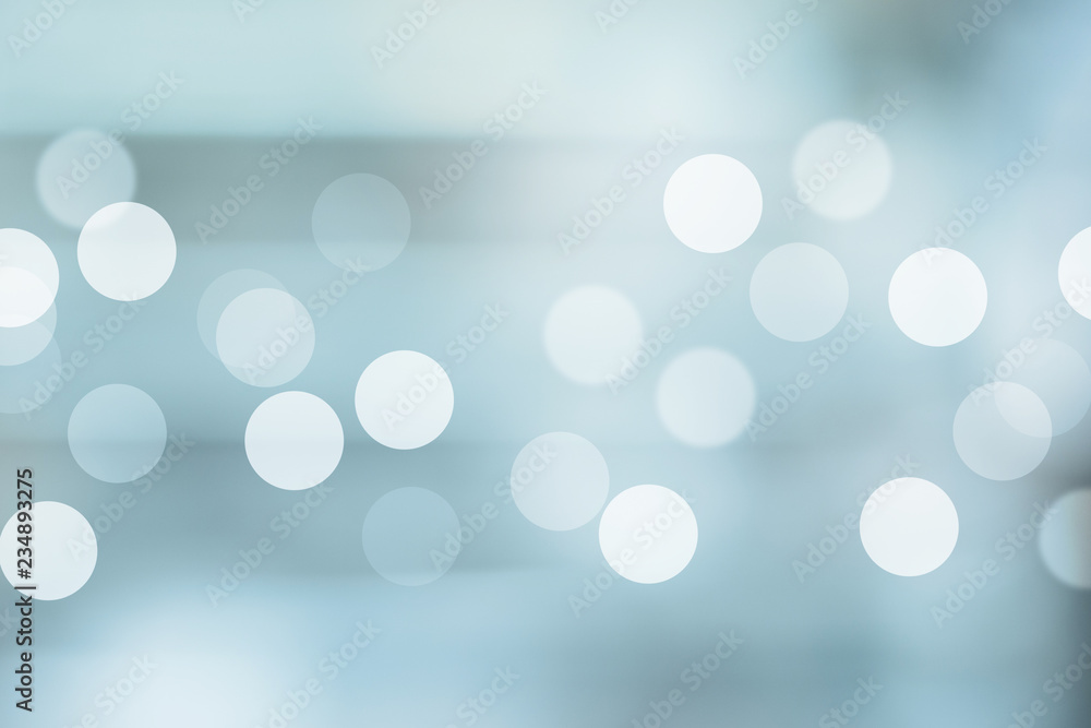 Sticker blurred light blue gradient bokeh abstract background
