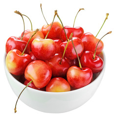 BOWL OF RAINIER CHERRIES