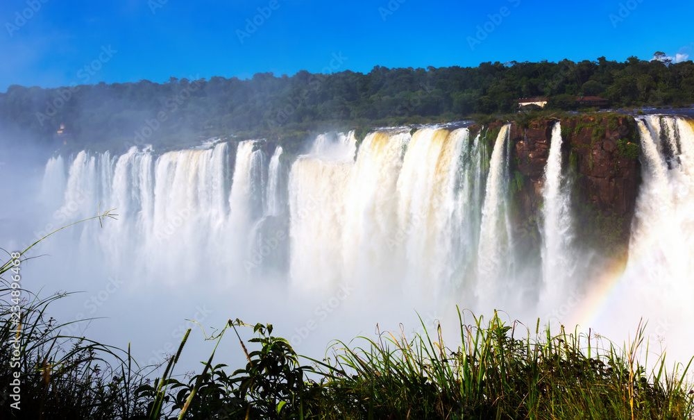 Wall mural Iguazu Falls system