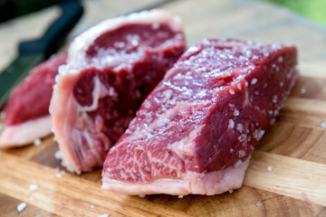 Seasoned meat ready for Picanha