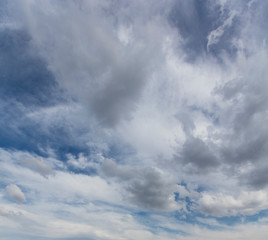 blue sky with white clouds