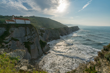 Zumaia Cliff Spanien