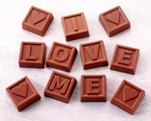 I LOVE ME CHOCOLATES