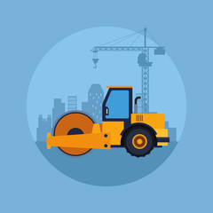 construction vehicle cartoon