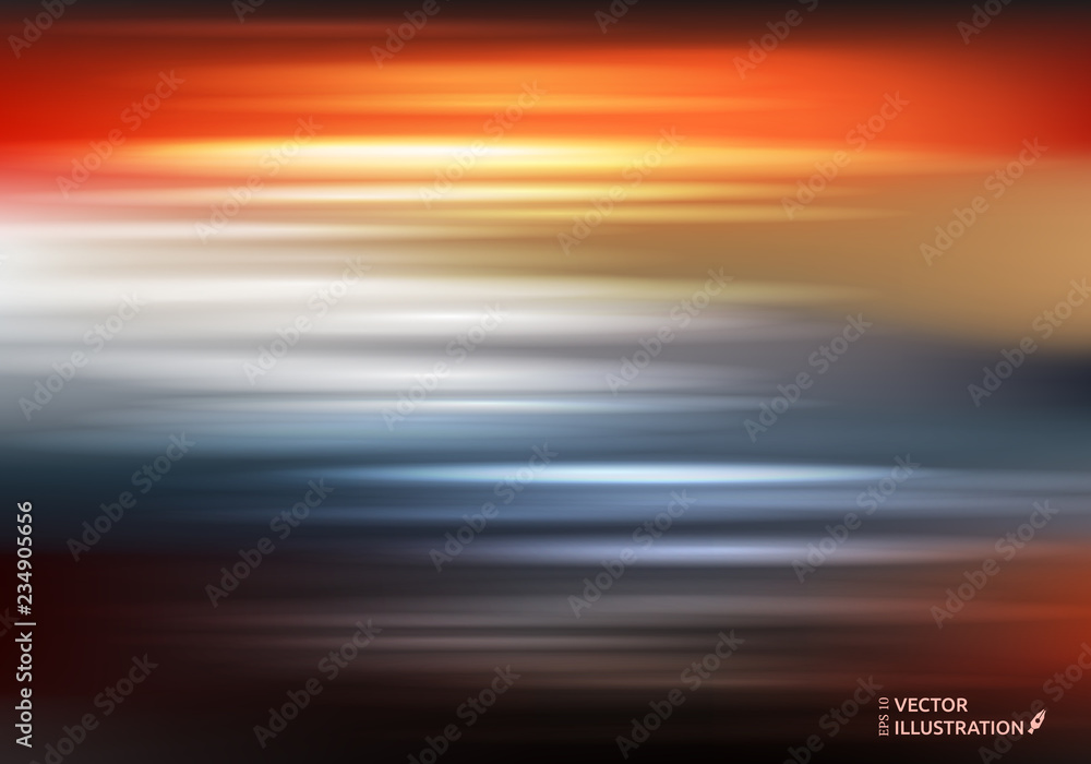 Poster blur colorful background with dynamic lines. vector illustration.