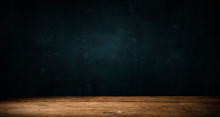 background of barrel and worn old table of wood