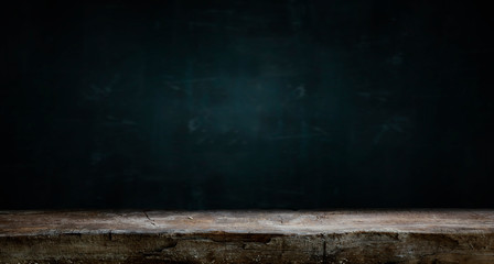 background of barrel and worn old table of wood