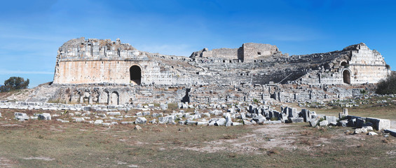 Miletus, founded by the Greeks on the coast of Asia Minor.