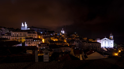 Lisbonne de nuit, by night - Portugal