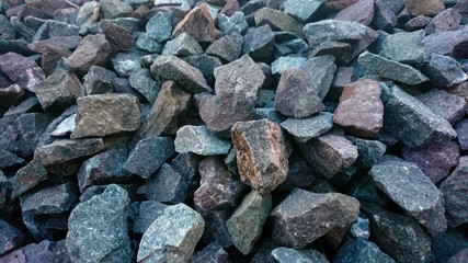 Ballast rocks material stones railroad