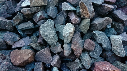 Ballast rocks material stones railroad