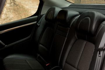 Fototapeta premium rear passenger seats in the vehicle